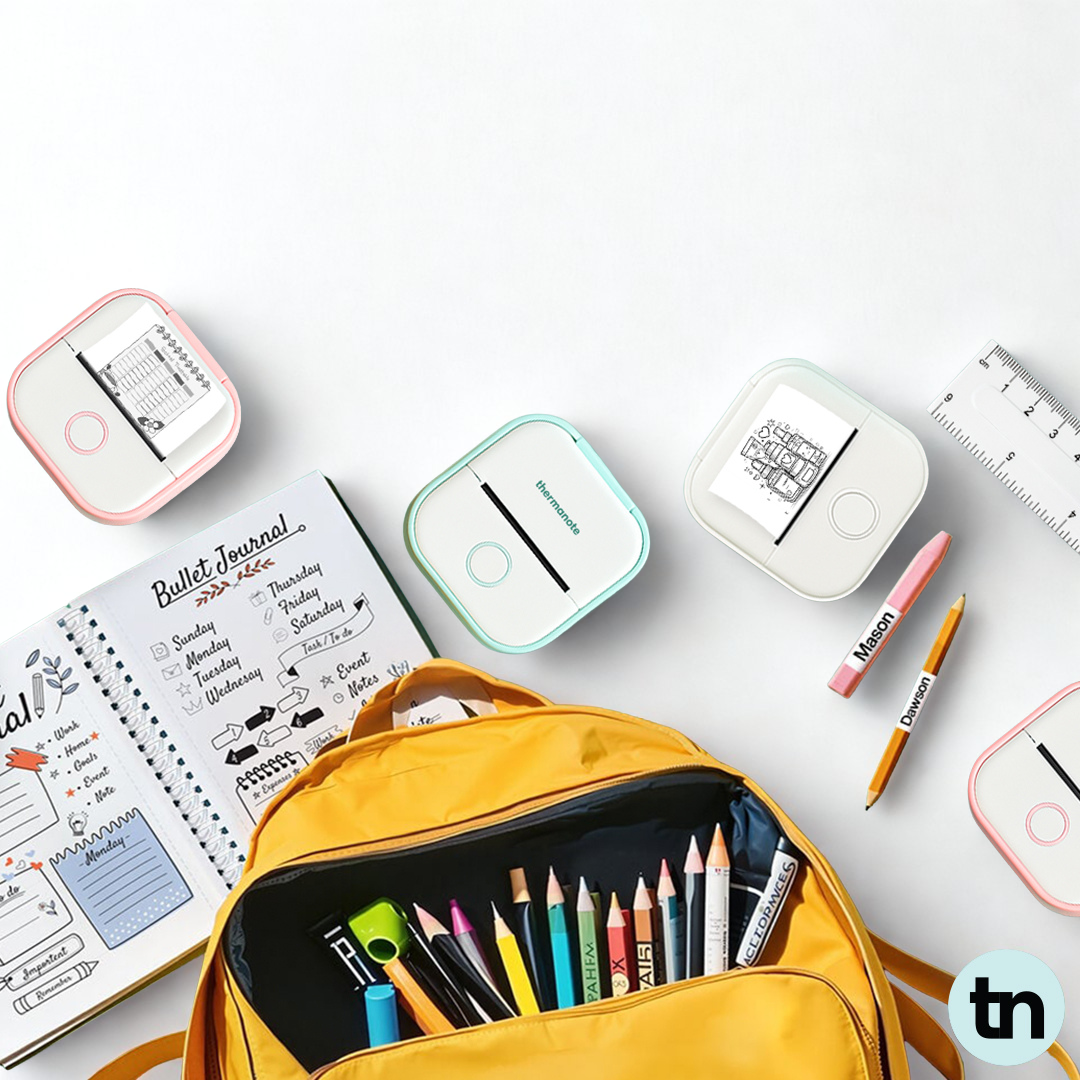 Printzy Imprimante d’étiquettes portable – Mini format