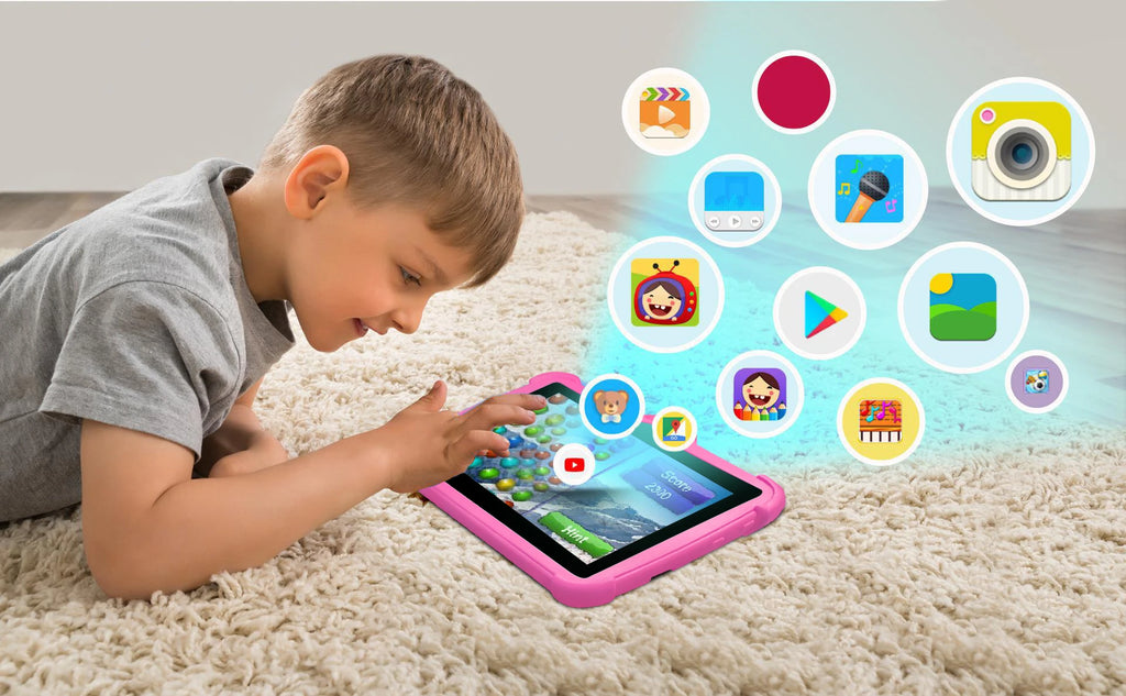 Tablette pour enfants 7 pouces – Éducative & ludique (Android, 4 Go RAM / 64 Go)