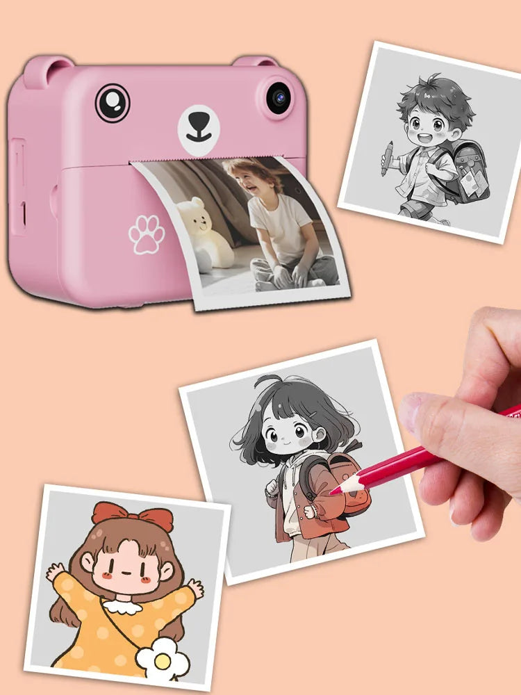 Appareil photo pour enfants – Impression instantanée & vidéo HD 1080P